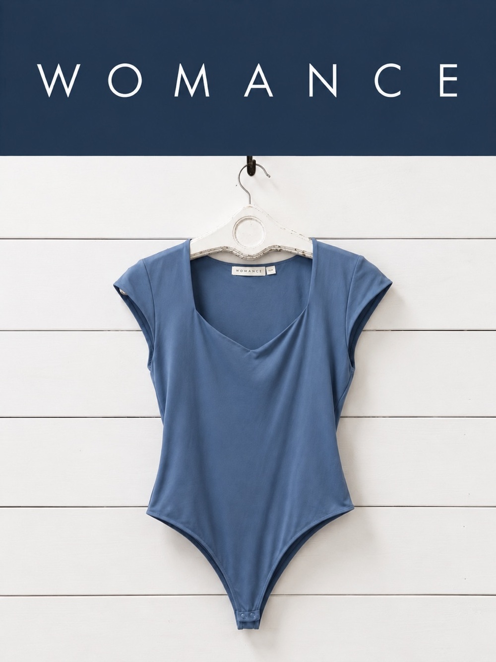 Womance Body Femme Bleu Poudré – Taille Grand (L)